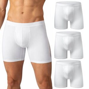 Alpine Swiss Mens Boxer Briefs 3 Pack Underwear Breathable Comfortable Trunks